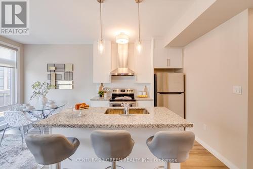 3 - 270 Melvin Avenue, Hamilton (Mcquesten), ON - Indoor Photo Showing Kitchen With Double Sink With Upgraded Kitchen