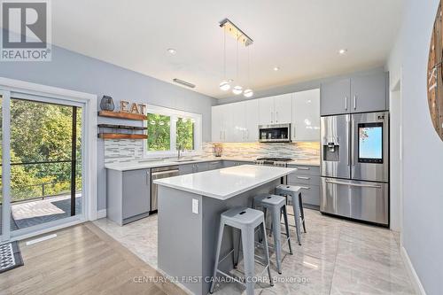 195 Union Avenue, Middlesex Centre (Komoka), ON - Indoor Photo Showing Kitchen With Upgraded Kitchen