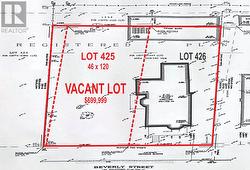 LOT 425 33 BEVERLEY STREET  Mississauga (Malton), ON L4T 1E9