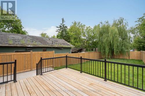 1076 Roosevelt Road, Mississauga (Lakeview), ON - Outdoor With Deck Patio Veranda With Backyard