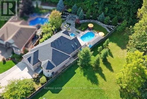 45 Bell Avenue, Grimsby, ON - Outdoor With In Ground Pool With View