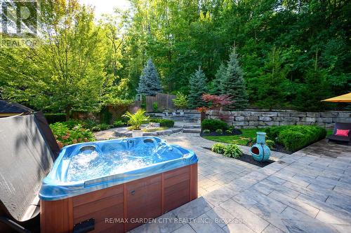 45 Bell Avenue, Grimsby, ON - Outdoor With Above Ground Pool With Backyard