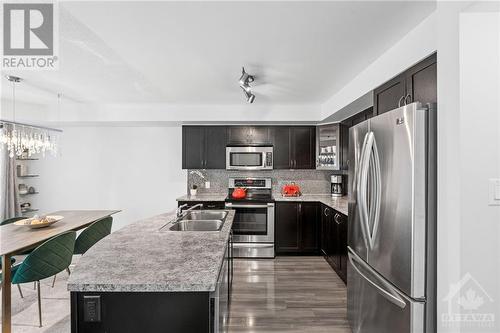 38 Barnstone Drive Unit#4, Ottawa, ON - Indoor Photo Showing Kitchen With Stainless Steel Kitchen With Double Sink With Upgraded Kitchen