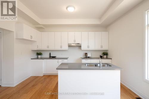 2163 Royal Gala Circle, Mississauga, ON - Indoor Photo Showing Kitchen With Double Sink