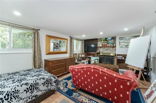 5212 New Street, Burlington, ON - Indoor Photo Showing Bedroom With Fireplace