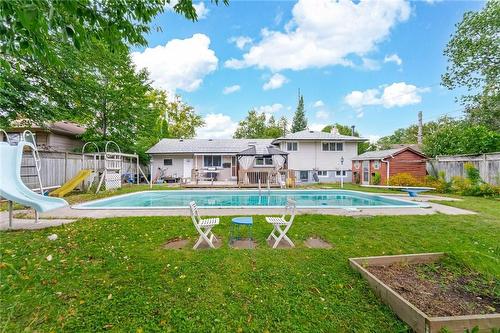 5212 New Street, Burlington, ON - Outdoor With In Ground Pool With Backyard