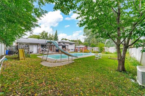 5212 New Street, Burlington, ON - Outdoor With In Ground Pool With Backyard