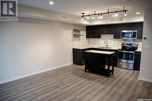 105 3367 Green Poppy Street, Regina, SK - Indoor Photo Showing Kitchen With Upgraded Kitchen