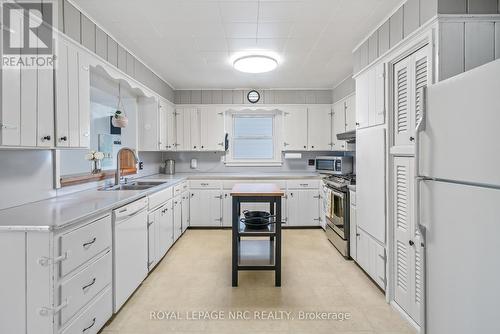 396 Helena Street, Fort Erie (Lakeshore), ON - Indoor Photo Showing Kitchen With Double Sink