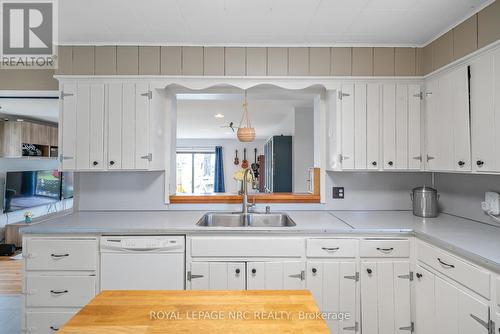 396 Helena Street, Fort Erie (Lakeshore), ON - Indoor Photo Showing Kitchen With Double Sink