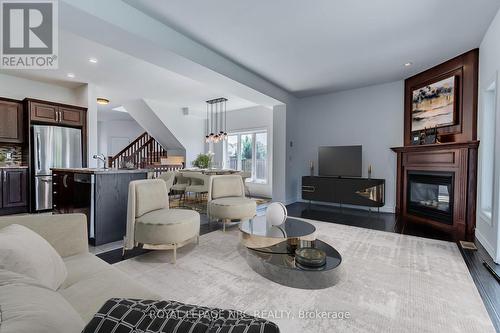 57 Videl Crescent N, St. Catharines, ON - Indoor Photo Showing Living Room With Fireplace