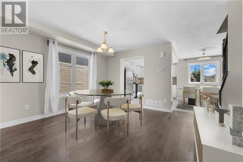 virtually staged - 57 Mersey Drive, Kanata, ON - Indoor Photo Showing Dining Room