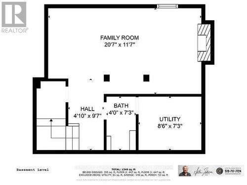 basement - 14 Orkney Place, Brantford, ON - Other