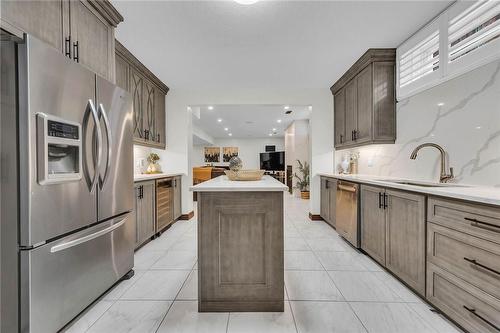 117 Christopher Drive, Hamilton, ON - Indoor Photo Showing Kitchen With Upgraded Kitchen