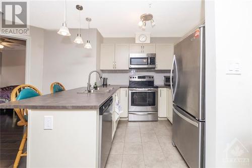 141 Potts Private Unit#309, Ottawa, ON - Indoor Photo Showing Kitchen With Stainless Steel Kitchen With Upgraded Kitchen