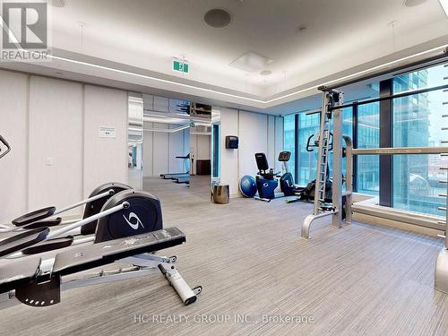 2609 - 115 Blue Jays Way, Toronto (Waterfront Communities), ON - Indoor Photo Showing Gym Room