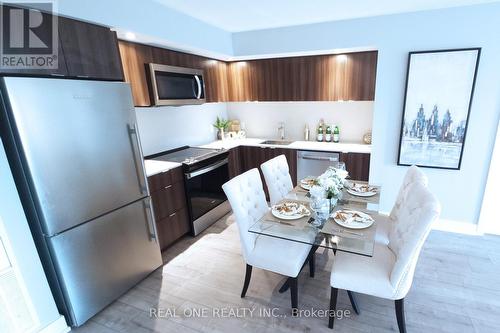 601 - 10 Eva Road, Toronto, ON - Indoor Photo Showing Dining Room