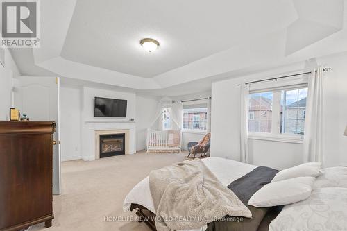 1033 Copperfield Drive, Oshawa (Eastdale), ON - Indoor Photo Showing Bedroom With Fireplace