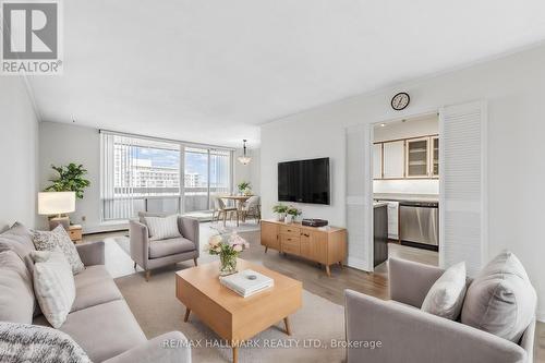 1709 - 1210 Radom Street, Pickering, ON - Indoor Photo Showing Living Room