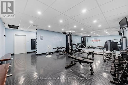 1709 - 1210 Radom Street, Pickering, ON - Indoor Photo Showing Gym Room