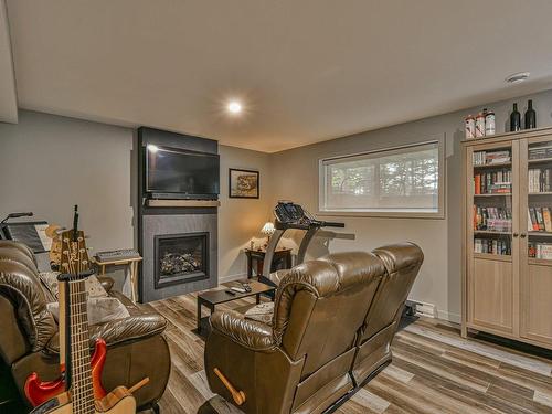 Family room - 179 Ch. Du Lac-Verdure N., Montcalm, QC - Indoor With Fireplace