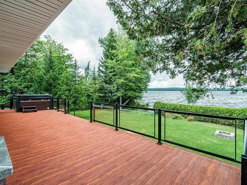 Patio - 408 Rue Ashby, Stratford, QC - Outdoor With Body Of Water