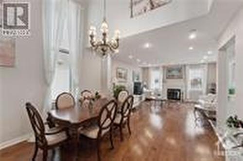 4A Rosetta Avenue, Ottawa, ON - Indoor Photo Showing Dining Room With Fireplace