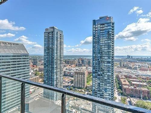 View - 3308-1288 Av. Des Canadiens-De-Montréal, Montréal (Ville-Marie), QC - Outdoor With Balcony With View