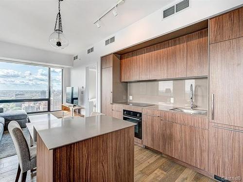 Kitchen - 3308-1288 Av. Des Canadiens-De-Montréal, Montréal (Ville-Marie), QC - Indoor Photo Showing Kitchen