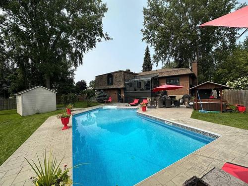 Cour - 1000 Rue De Kingston, Boucherville, QC - Outdoor With In Ground Pool With Backyard