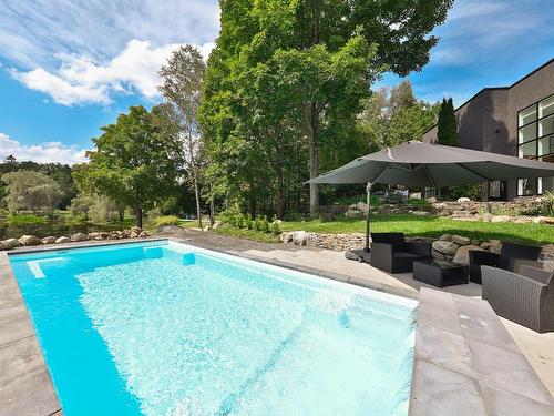 Backyard - 1156 Rue Brosseau, Prévost, QC - Outdoor With In Ground Pool With Backyard