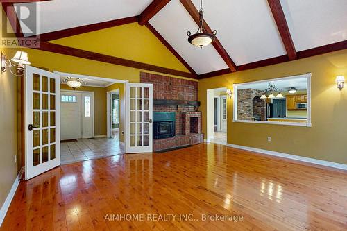 12301 Keele Street, Vaughan, ON - Indoor Photo Showing Other Room With Fireplace