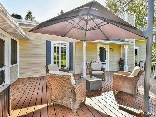 Terrasse - 86 Ch. De La Montagne, Arundel, QC - Outdoor With Deck Patio Veranda With Exterior