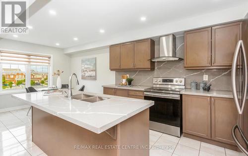 61 Stewardship Road, Brampton (Northwest Brampton), ON - Indoor Photo Showing Kitchen With Double Sink