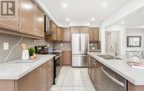 61 Stewardship Road, Brampton (Northwest Brampton), ON - Indoor Photo Showing Kitchen With Stainless Steel Kitchen With Double Sink