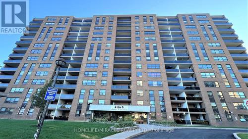 1107 - 4 Lisa Street, Brampton (Queen Street Corridor), ON - Outdoor With Balcony With Facade