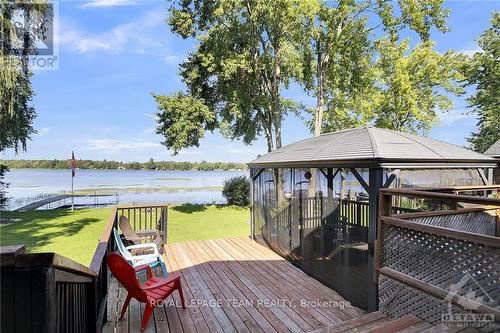 1303 Hilly Lane, North Grenville, ON - Outdoor With Body Of Water With Deck Patio Veranda