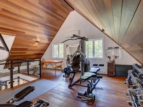 Salle d'exercice - 2647 Ch. Mcgill, Sainte-Julienne, QC - Indoor Photo Showing Gym Room