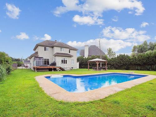 Cour - 243 Rue Du Bosquet, Pincourt, QC - Outdoor With In Ground Pool With Backyard