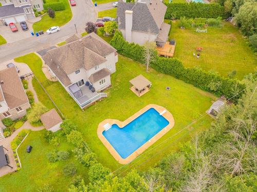 Cour - 243 Rue Du Bosquet, Pincourt, QC - Outdoor With In Ground Pool With View