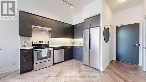 102 - 15 Zorra Street, Toronto (Islington-City Centre West), ON - Indoor Photo Showing Kitchen With Stainless Steel Kitchen