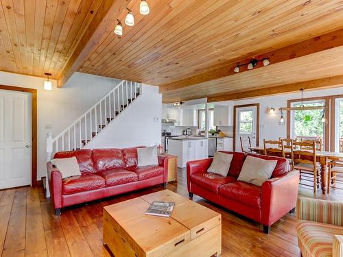 Living room - 99 Ch. La Chanterelle, Saint-Donat, QC - Indoor Photo Showing Living Room