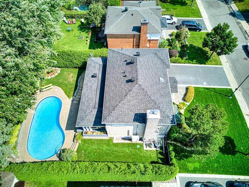 Aerial photo - 2025 Ch. Kildare, Mont-Royal, QC - Outdoor With In Ground Pool