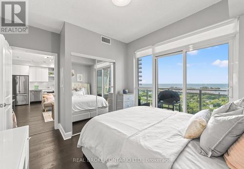 1611 - 33 Shore Breeze Drive, Toronto (Mimico), ON - Indoor Photo Showing Bedroom