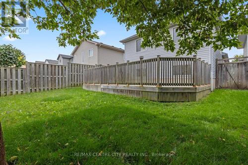 Private Fenced Rear Yard/Huge Deck - 223 Crimson Crescent, London, ON - Outdoor