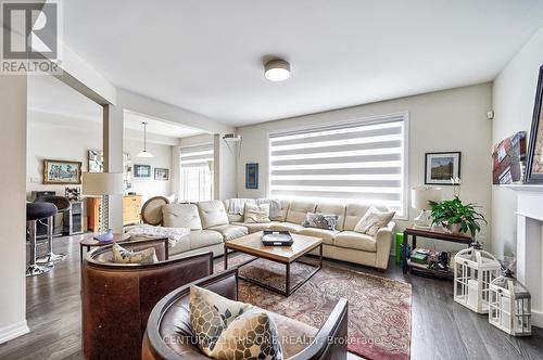 3283 Charles Fay Passage, Oakville, ON - Indoor Photo Showing Living Room With Fireplace