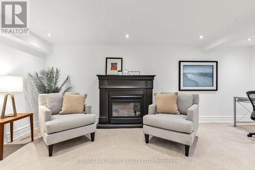 73 Maclean Avenue, Toronto (The Beaches), ON - Indoor Photo Showing Living Room With Fireplace