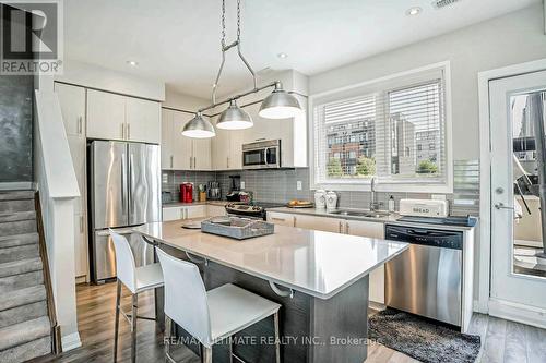 129 Stanley Greene Boulevard, Toronto (Downsview-Roding-Cfb), ON - Indoor Photo Showing Kitchen With Double Sink With Upgraded Kitchen