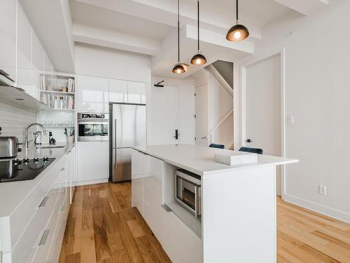 Kitchen - 827-1730 Rue St-Patrick, Montréal (Le Sud-Ouest), QC - Indoor Photo Showing Kitchen With Upgraded Kitchen