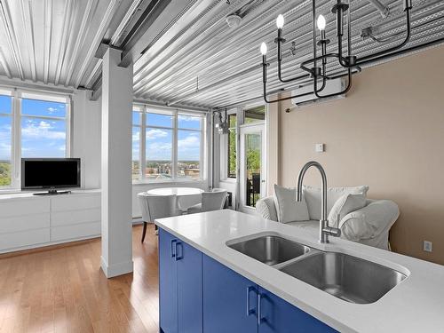 Vue d'ensemble - 504-450 Place Fabien-Drapeau, Sainte-Thérèse, QC - Indoor Photo Showing Kitchen With Double Sink